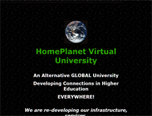 Tablet Screenshot of homeplanet.org